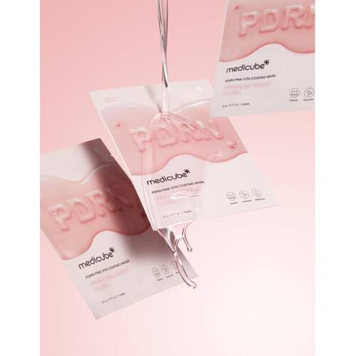 メディキューブ PDRNピンクビタコーティングマスク（1枚入り）の通販