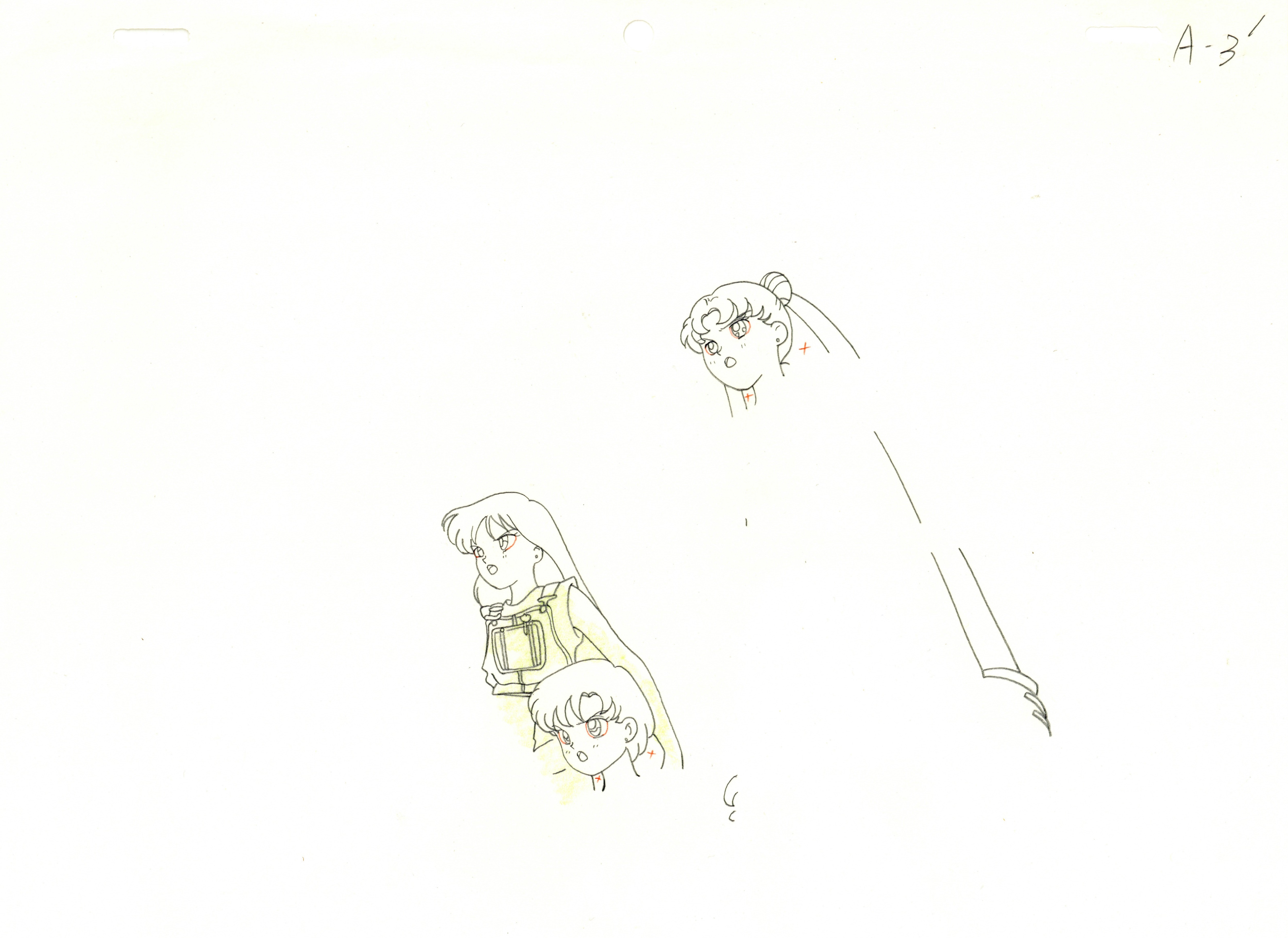 美少女戦士セーラームーンセル画｜月野うさぎ・火野レイ・水野亜美