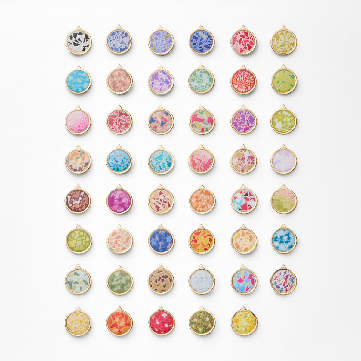 47palette カラーピンズプラス(2種)/29奈良県｜地図グッズ｜Map Design