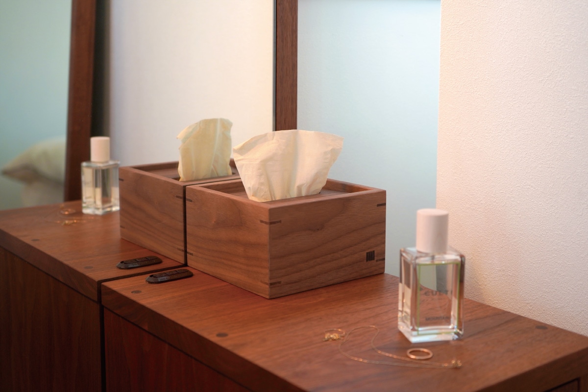 MASTERWAL TISSUE BOX COVER HALF(LOW レッドオーク)の通販 / マスター