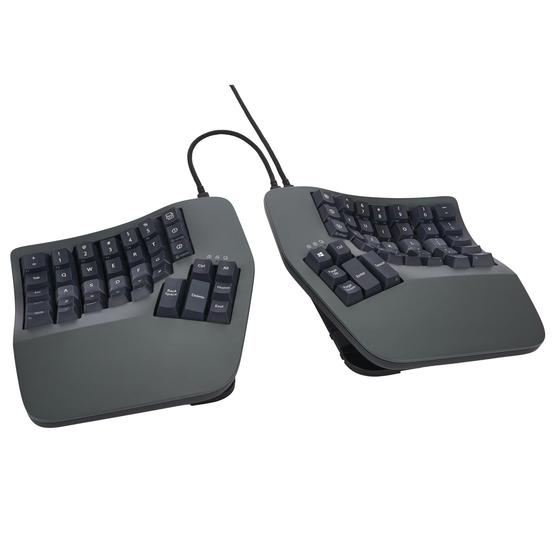 Advantage360 Linear Quiet Contoured Keyboard by Kinesis