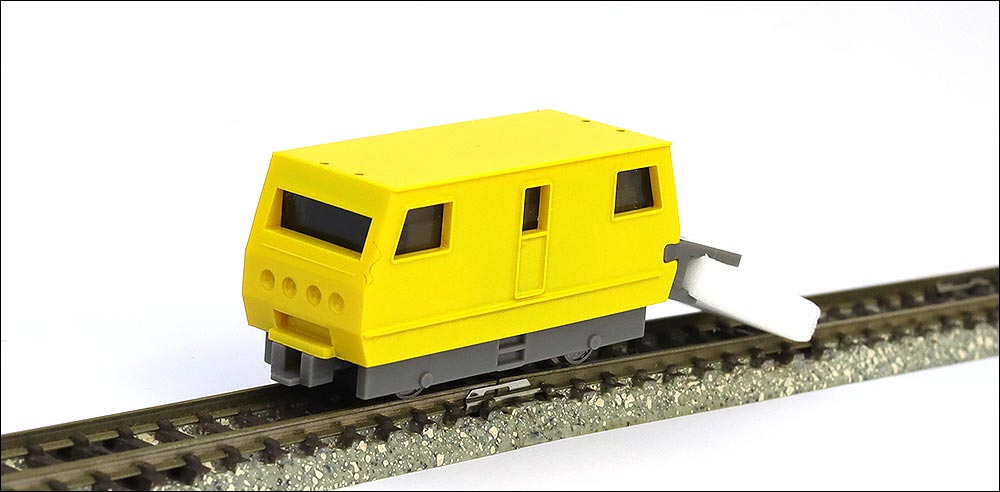動力付きのレールクリーニングカー NEWモップ君N | 鉄道模型・Nゲージ