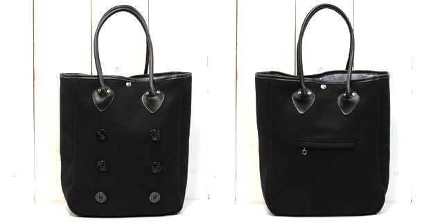 Schott(ショット)ピーコート風・ウールトートバッグ♯4711US/7254