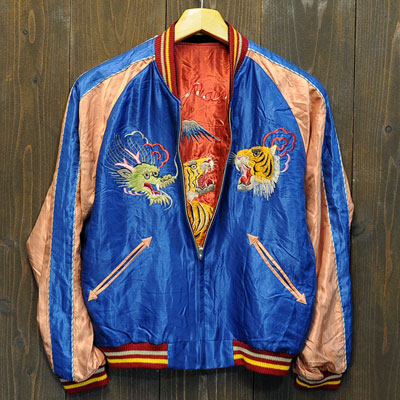 テーラー東洋スカジャン「鷹龍 MAP×虎富士」復刻サテンスカ/NO-800