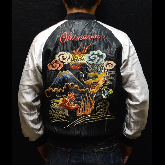 テーラー東洋スカジャン【沖縄 MAP×DUELLING DRAGONS】リバーシブル