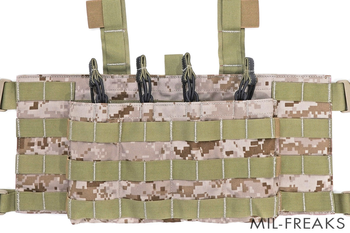 SHEKKIN GEARS LBTタイプ 2586A Low Profile チェストベスト ポーチ4個