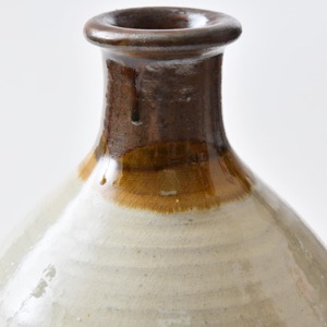 小鹿田焼 坂本浩二窯 一升徳利 白 ｜ みんげい おくむら （日本と世界