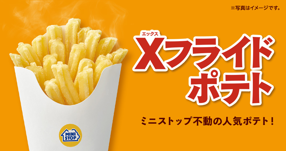 Xフライドポテト | ミニストップの揚げもの | ホットスナック | 商品