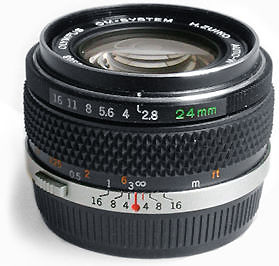 Olympus Zuiko 24mm ultra-wideangle lenses