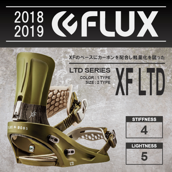 18-19 FLUX(ﾌﾗｯｸｽ)・XF LTD [Moss Wood Green] ≪商品一覧≫