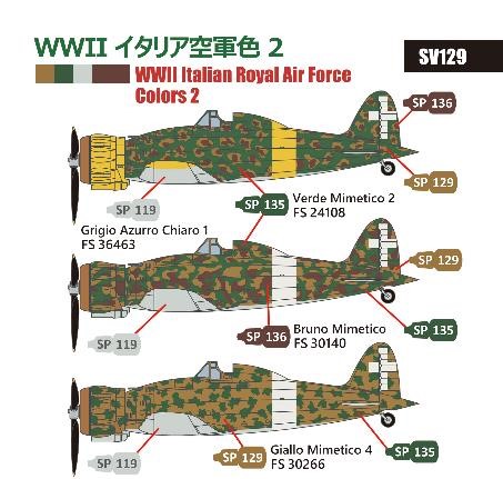 VICカラー[VICSV129]WWII イタリア空軍色 2 - M.S Models Web Shop