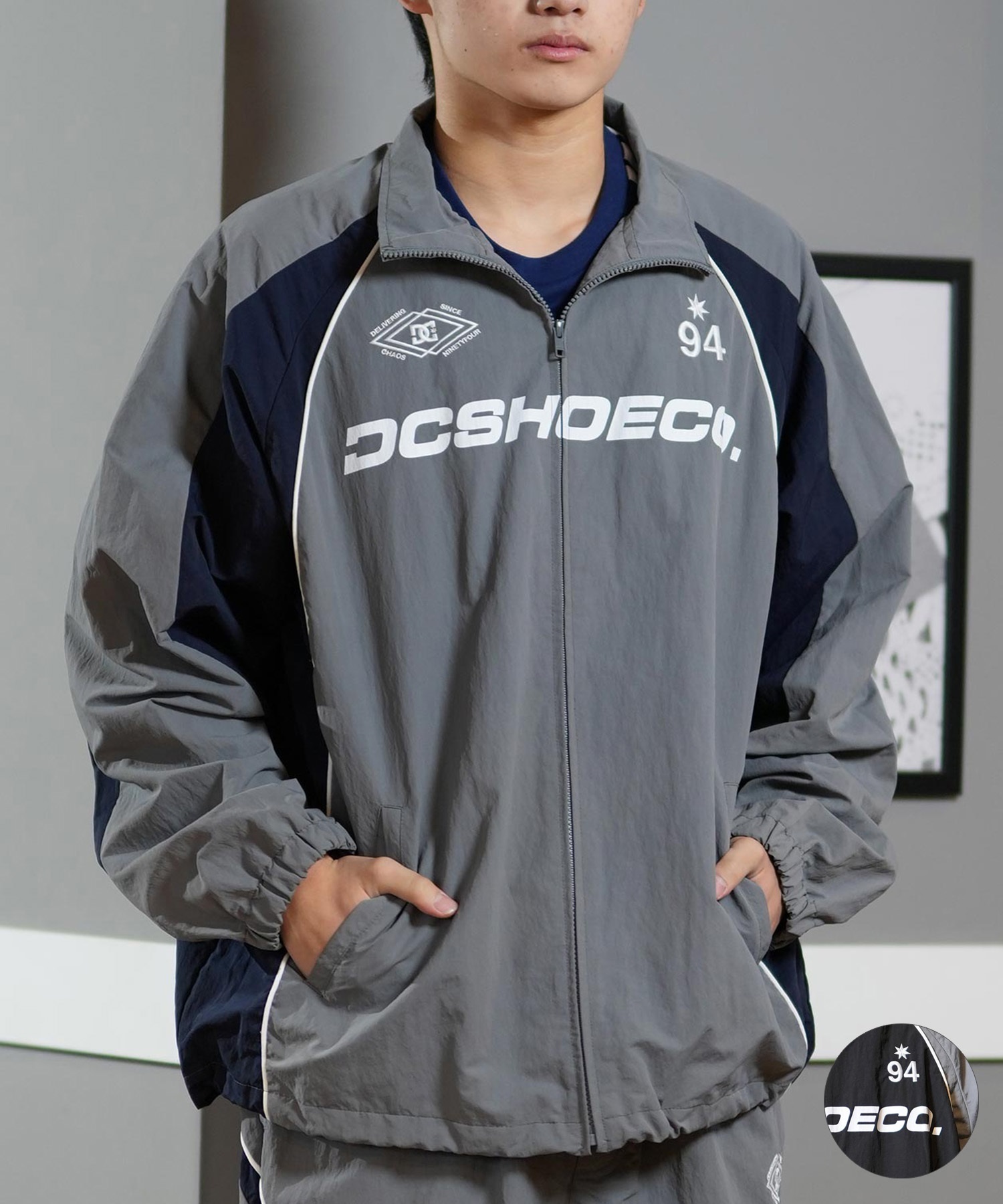 DC ディーシー アウター トラックジャケット メンズ ナイロン