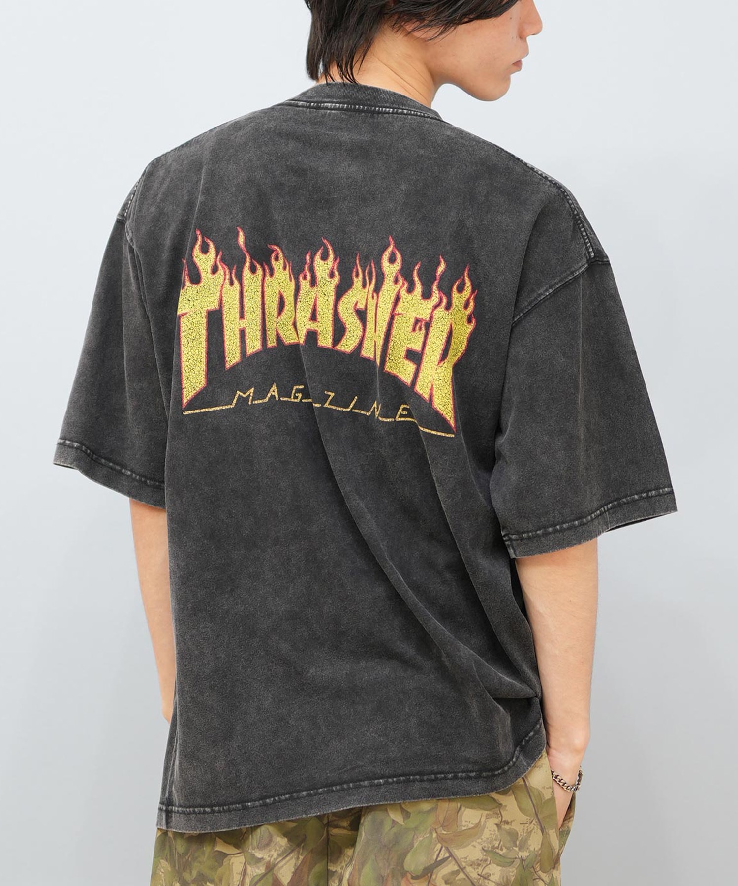 THRASHER スラッシャー 半袖 Tシャツ メンズ バックプリント オーバー
