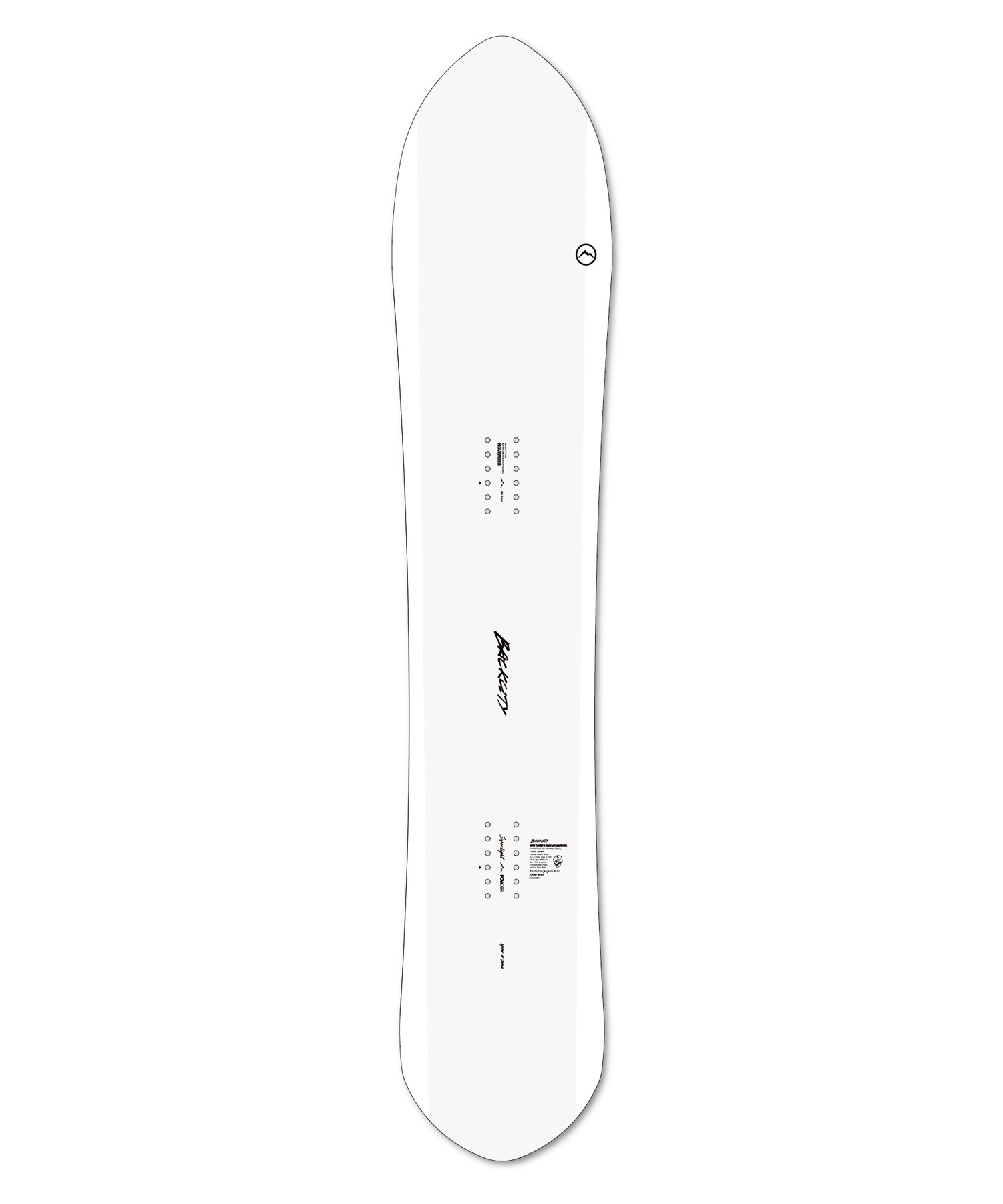 NOVEMBER ノーベンバー バックシティ スノーボード 板 メンズ 25-26 MM