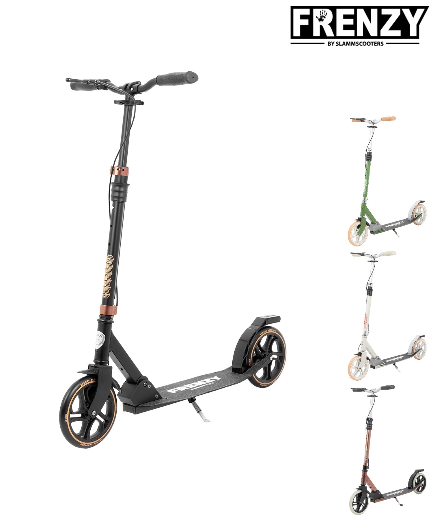 FRENZY フレンジー キックボード DUAL BRAKE V4 ムラサキスポーツ