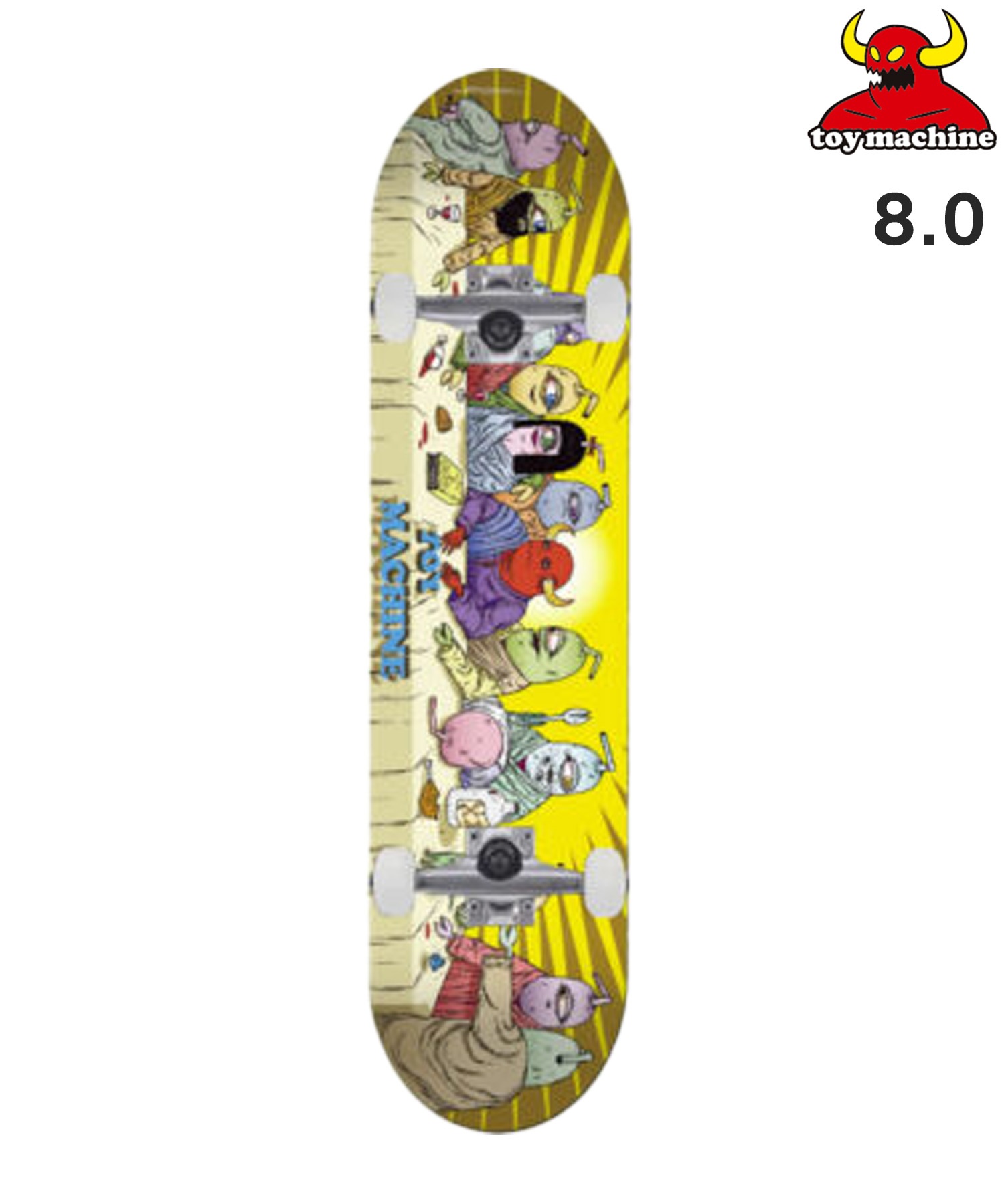 TOY MACHINE トイマシーン スケートボード コンプリート 8.0inch LAST
