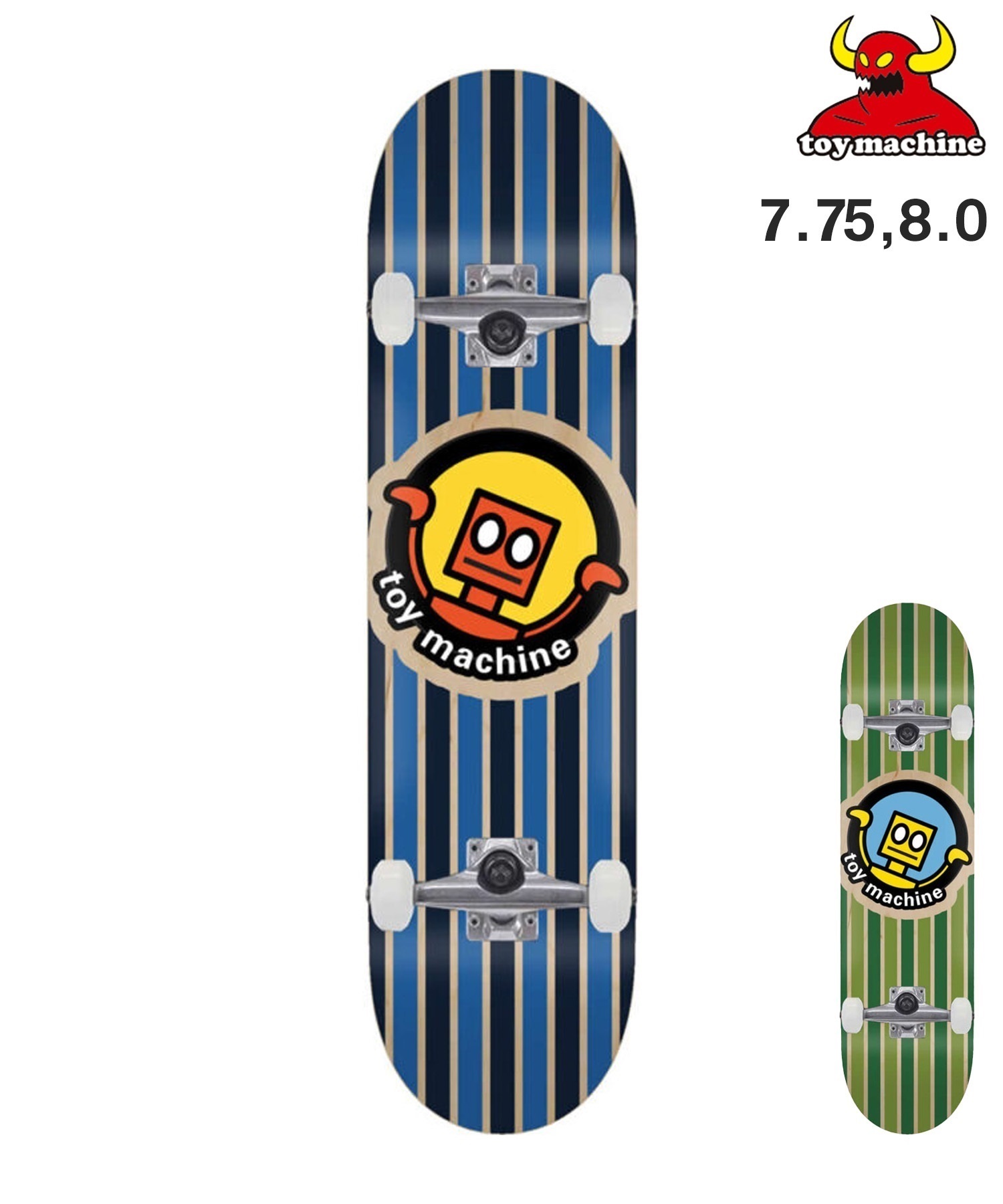 TOY MACHINE トイマシーン スケートボード コンプリート 7.75inch
