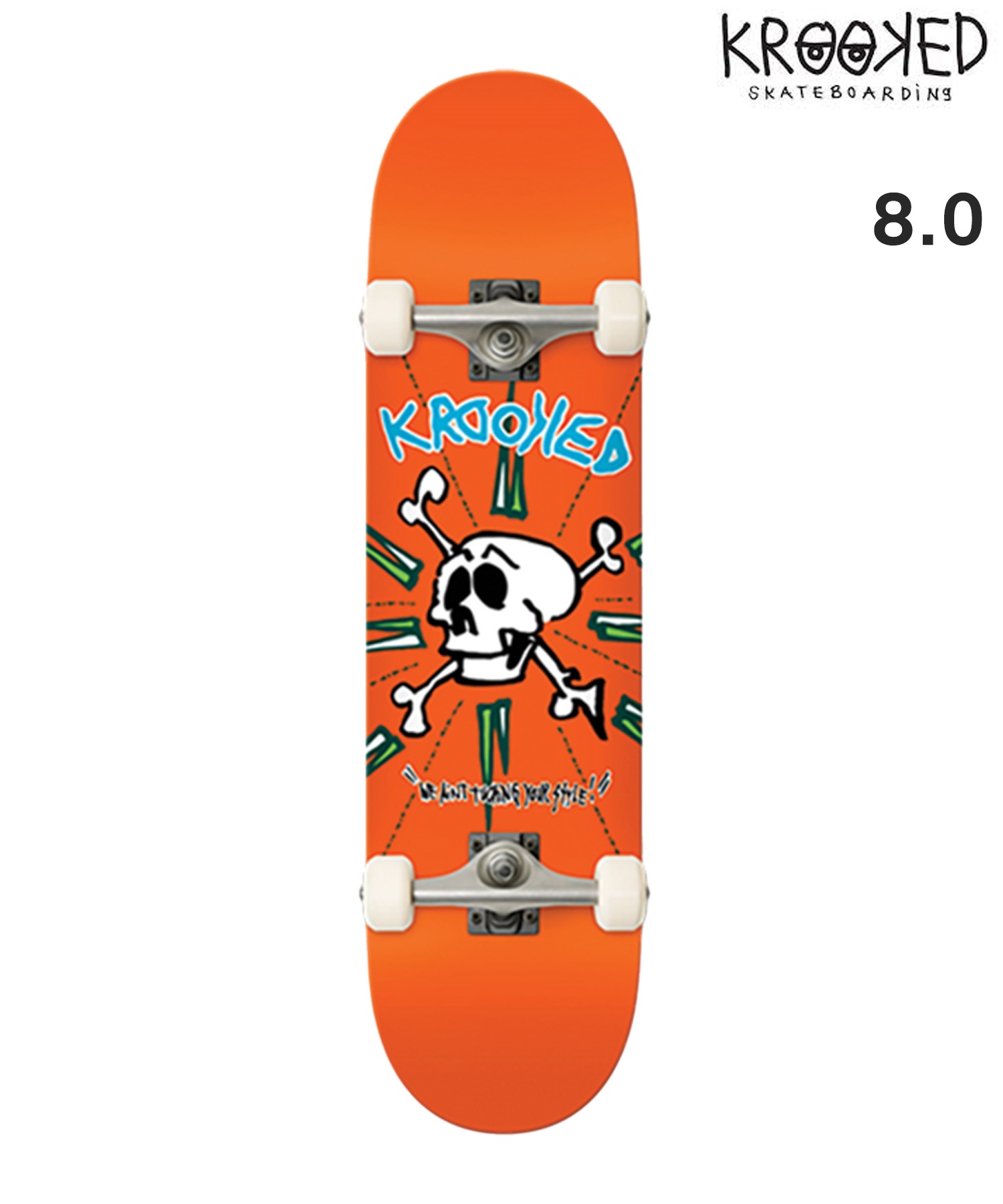 KROOKED クルキッド スケートボード コンプリート 8.0inch STYLE