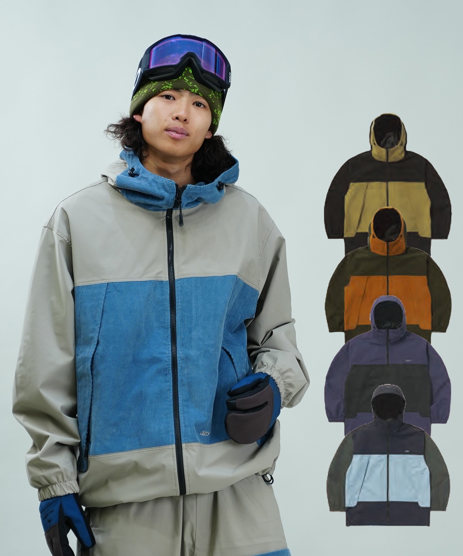 BSRABBIT ビーエスラビット MMM HF WINDBREAKER HOODED JACKET