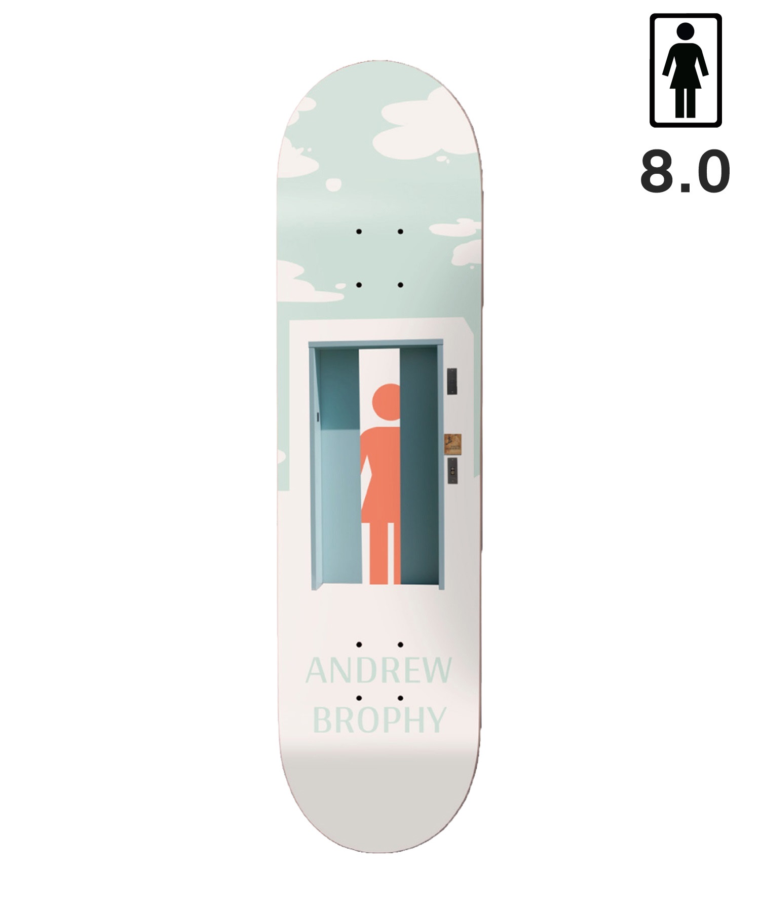 GIRL ガール スケートボード デッキ PEEKABOO GPE 8.0inch スケート