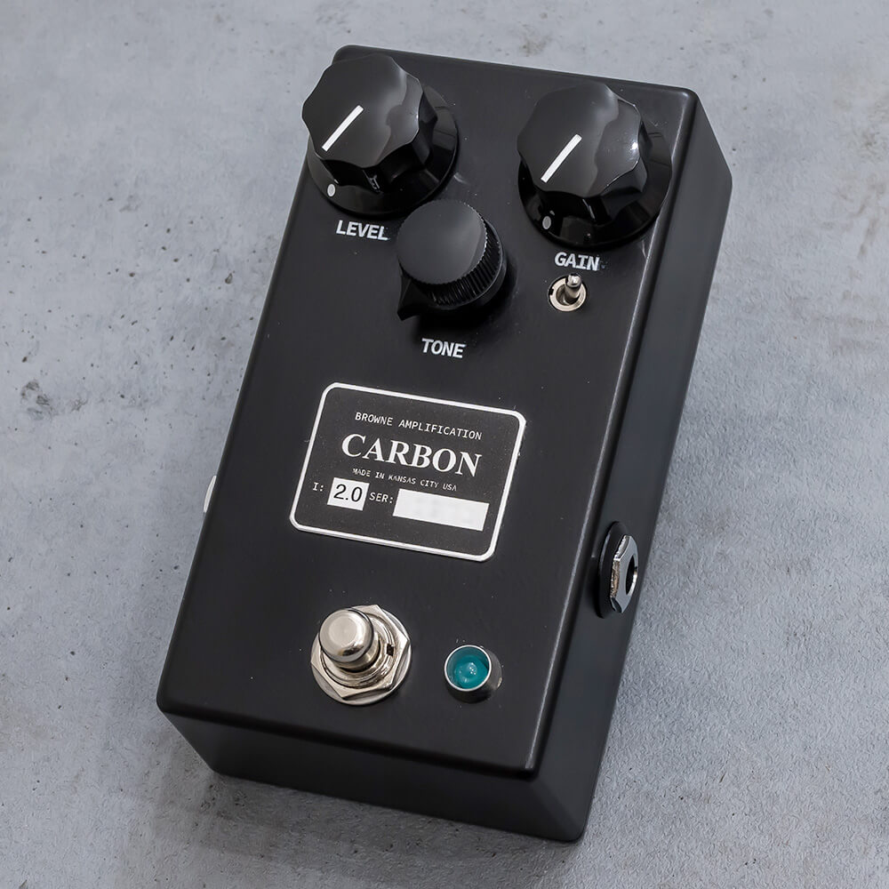 BROWNE AMPLIFICATION Carbon Overdrive V2 Midnight Black