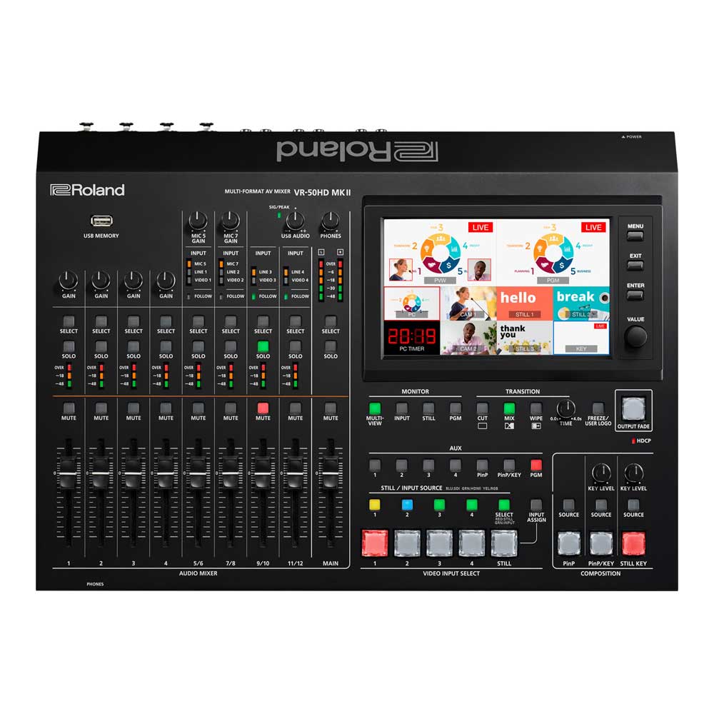 Roland VR-50HD MKII MULTI-FORMAT AV MIXER｜ミュージックランドKEY