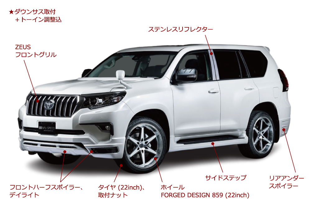 M'z SPEED FUKUOKA EXCLUSIVE ZEUS コンプリートカー