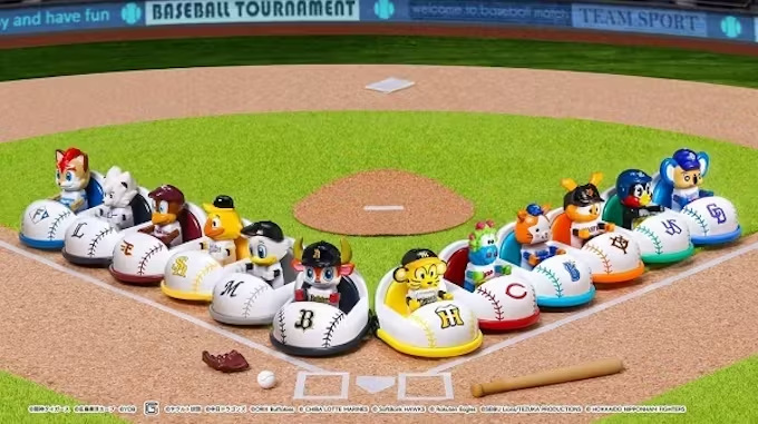 タカラトミー、プロ野球とコラボし12球団のマスコットがオリジナルカー