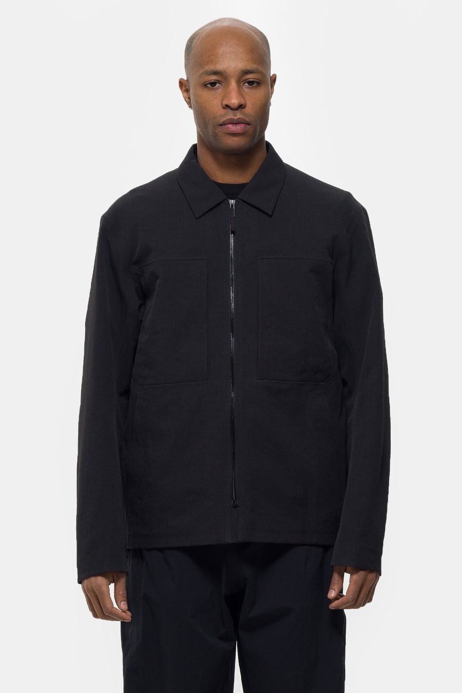 Mionn Softshell Overshirt in Black