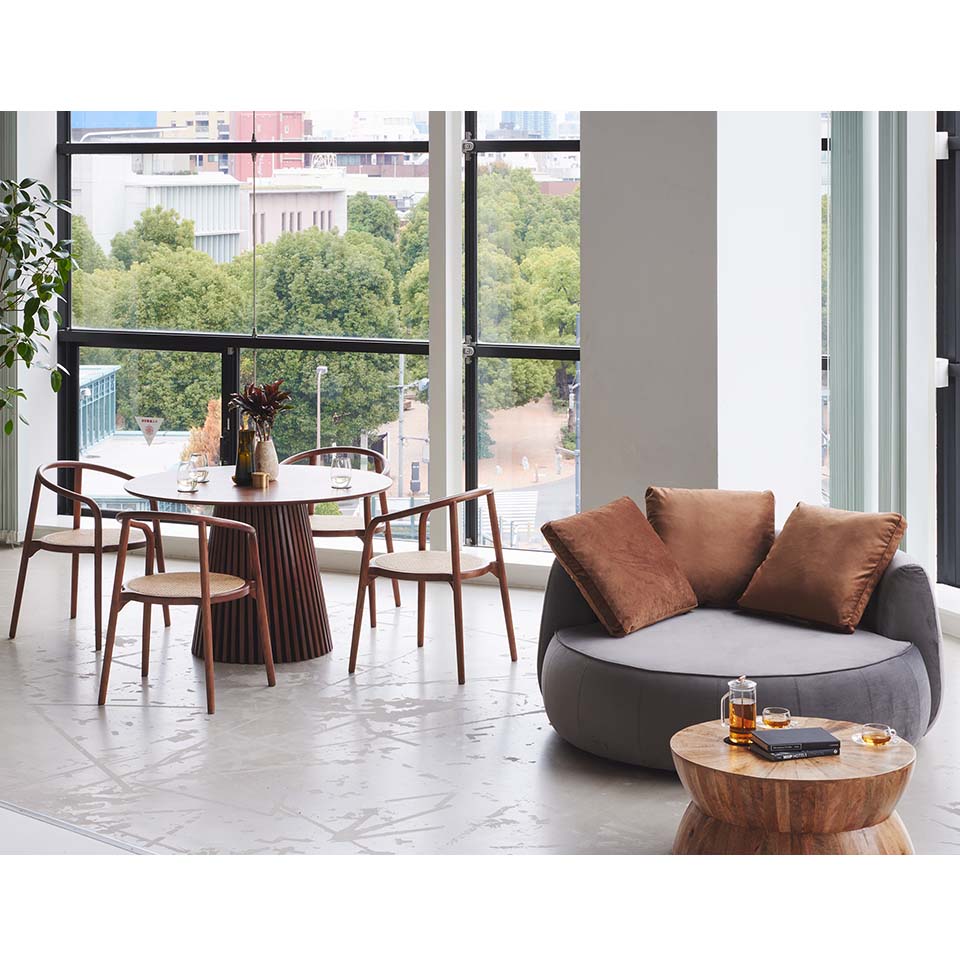 アームチェアXFT005【送料無料】ウォールナット | NOCEノーチェ 家具