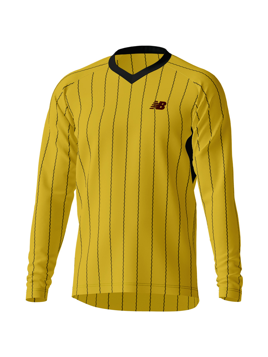 昇華】長袖ラグランスリーブゲームシャツ/ピンストライプ｜JMFC0207