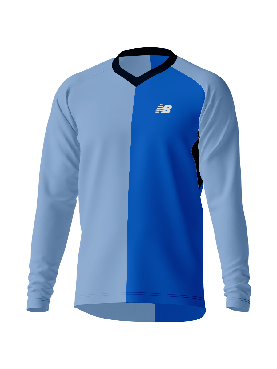 昇華】長袖ラグランスリーブゲームシャツ/アシンメトリー｜JMFC0211