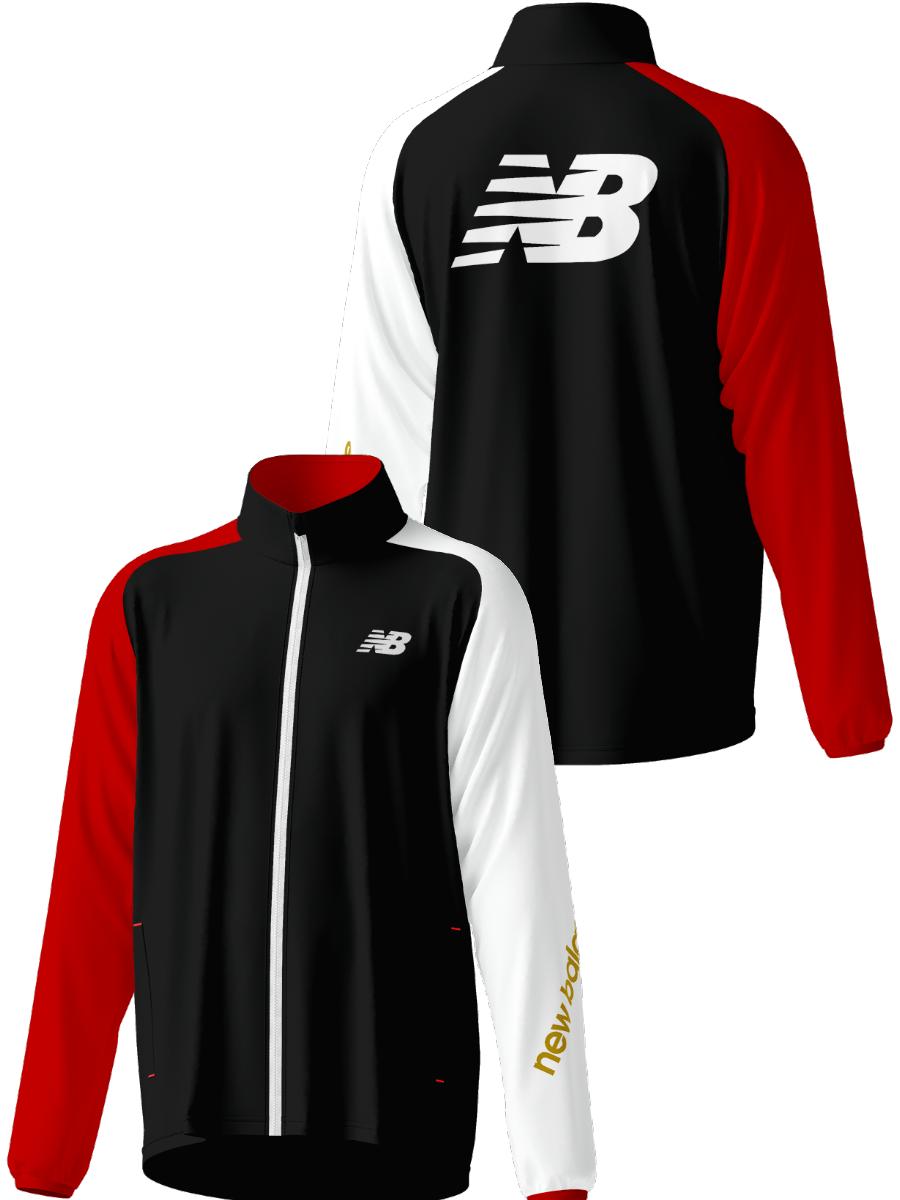 スタンダード ライトクロスウォームアップジャケット（スリム） バック