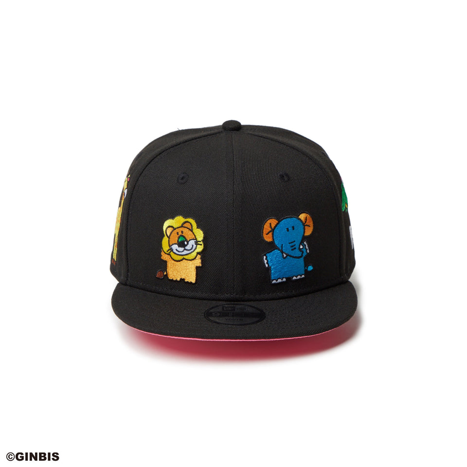 キッズ Youth 9FIFTY たべっ子どうぶつ オールオーバー ブラック