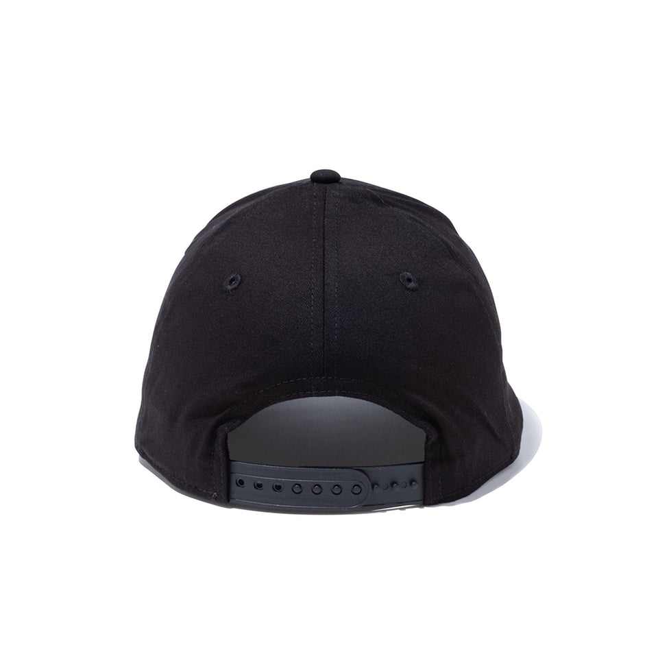 9FIFTY ストレッチスナップ ボックスロゴ ブラック × ブラック