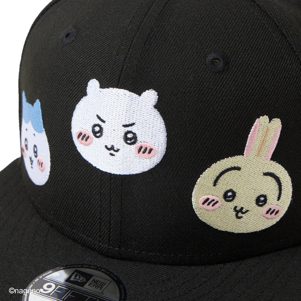 キッズ Youth 9FIFTY ちいかわ / キャラALL OVER ブラック