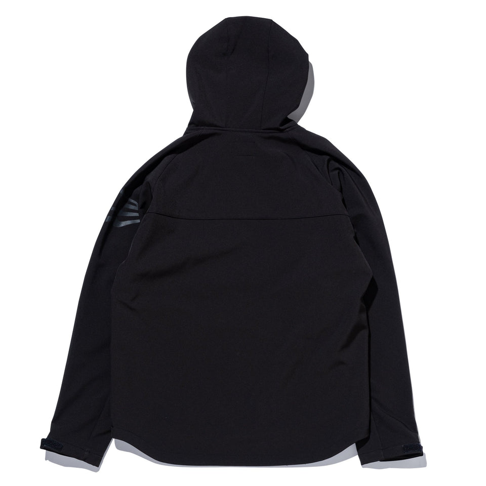 シェルジャケット フラッグロゴ ブラック | パフォーマンスアパレル