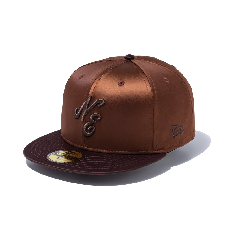 59FIFTY Valentine's Day サテン クラシックロゴ ブラウン/ダーク