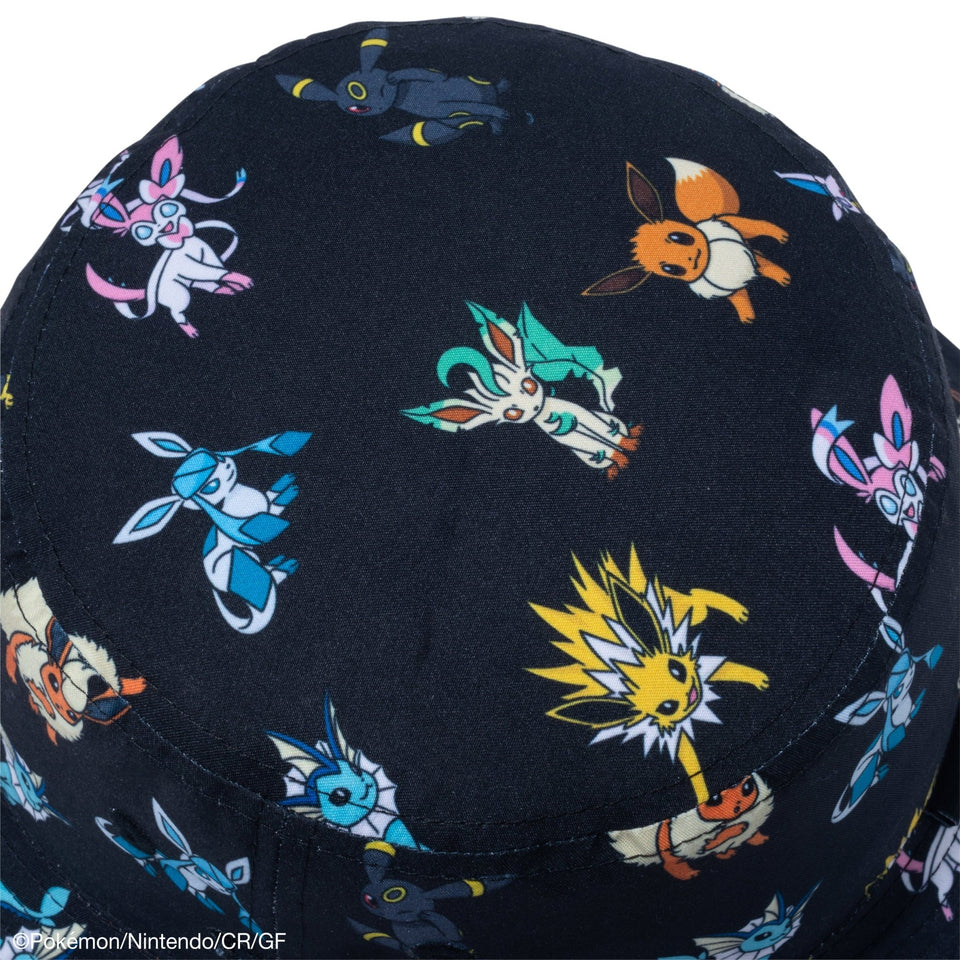 バケット01 リバーシブル Pokémon ポケモン イーブイ ブラック
