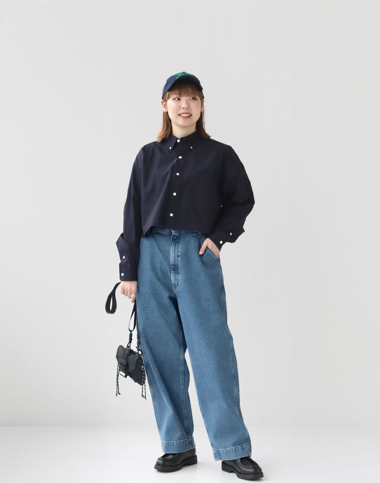 ★oblada オブラダ スケータージーンズ ブラック M★ Oblada(オブラダ)｜BRITISH TWILL スケータージーンズ/ネイビー の通販