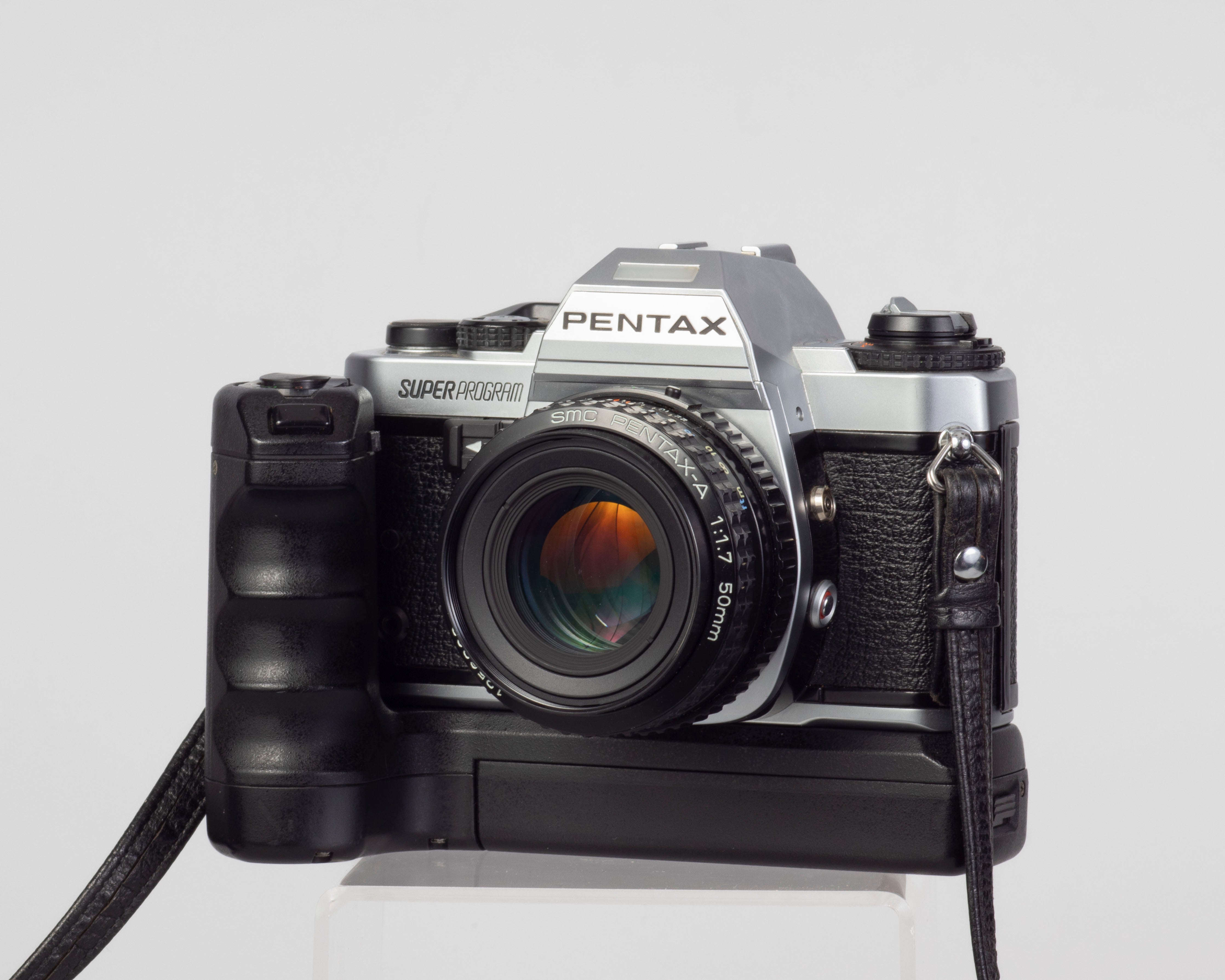 Pentax Super Program 35mm film SLR w/ SMC Pentax A 50mm f1.7 lens
