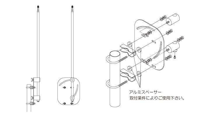 アマチュア無線用9段ロッドATU用エレメントNAR100：株式会社NATEC