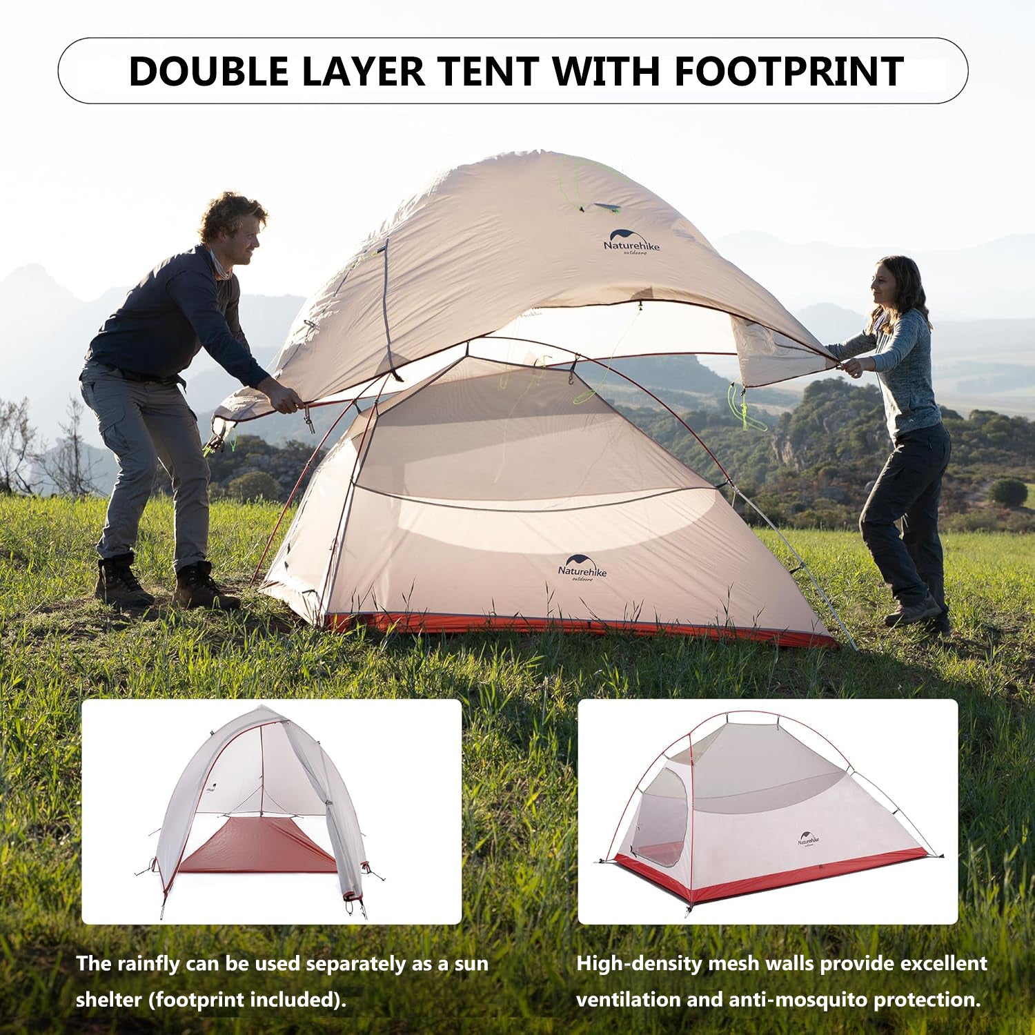 Cloud Up™ 2-Person Ultralight Backpacking Tent | Naturehike