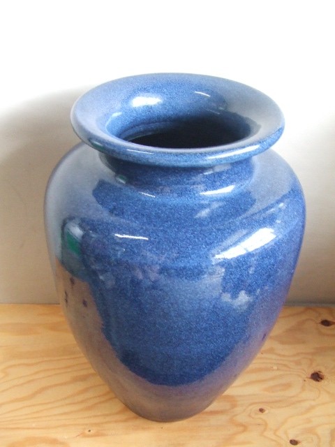 群青壺型大花瓶 20号｜中村陶器 信楽焼の通販サイト （滋賀/陶器