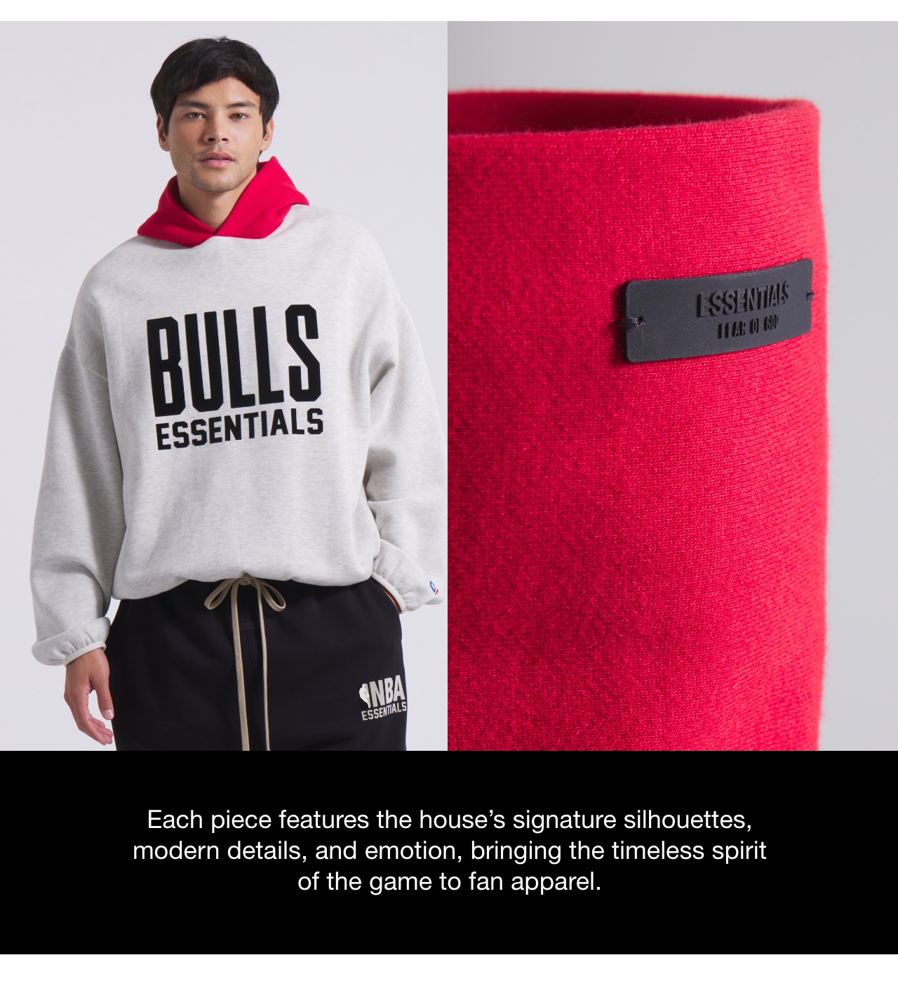 シカゴ・ブルズ × Fear Of God Essentials フーディー ユニセックス