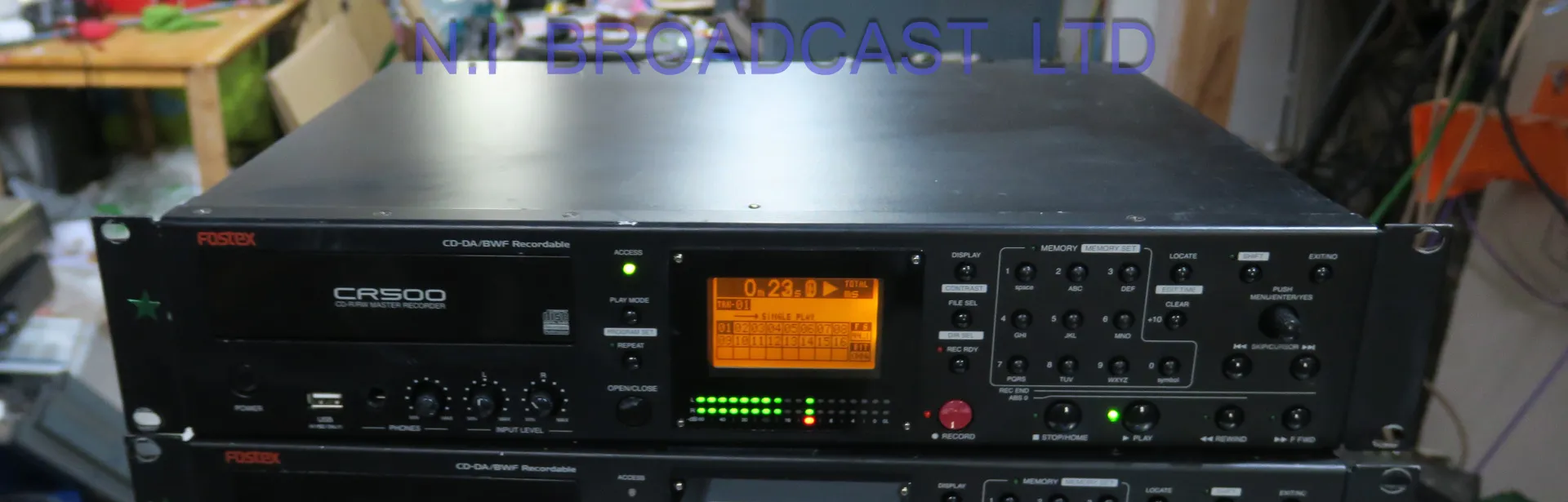 Fostex cr500 master CD recorder / player - N.I Broadcast Ltd