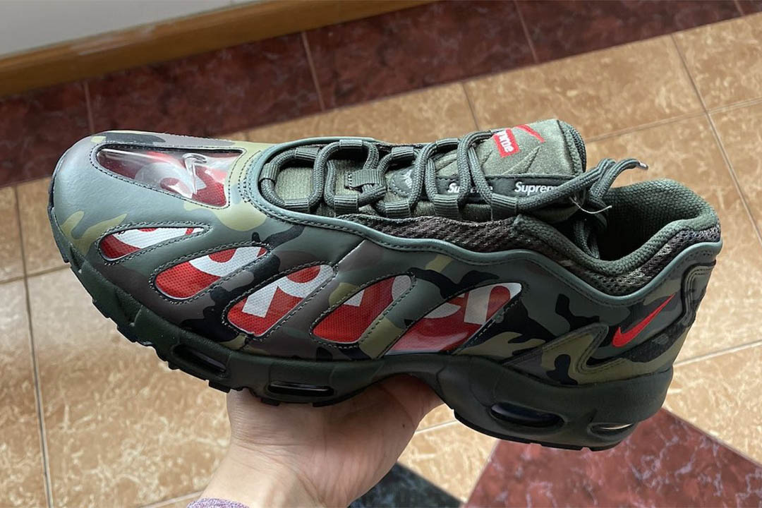 Supreme x Nike Air Max 96 Camo Release Date | Nice Kicks