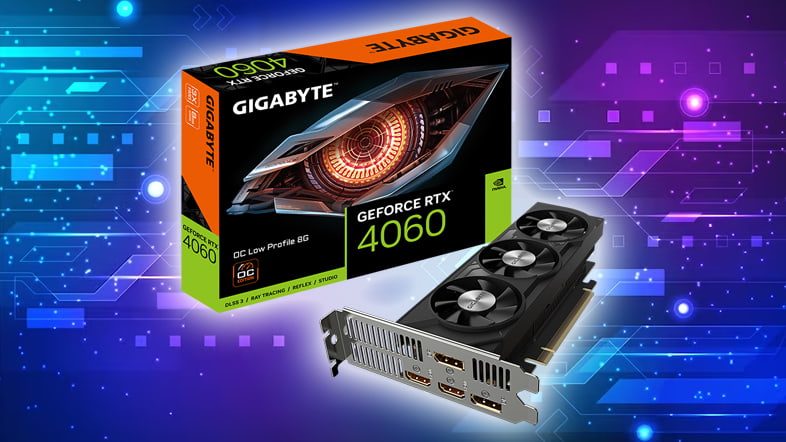 Gigabyte、ロープロファイルのRTX 4060を正式発表！ロープロ2スロの