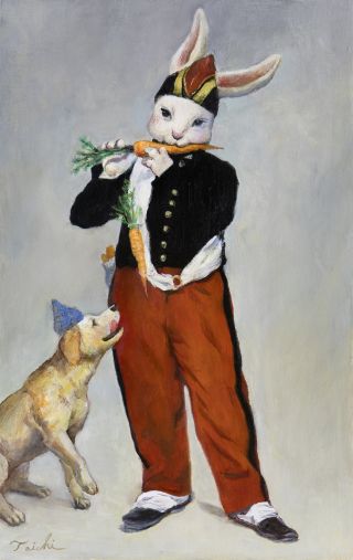 Jonathan Hadipranata 原画　一点もの　unique F20号/一点物アート】SARUTAHIKO〜天狗〜 | Chika Shinoda