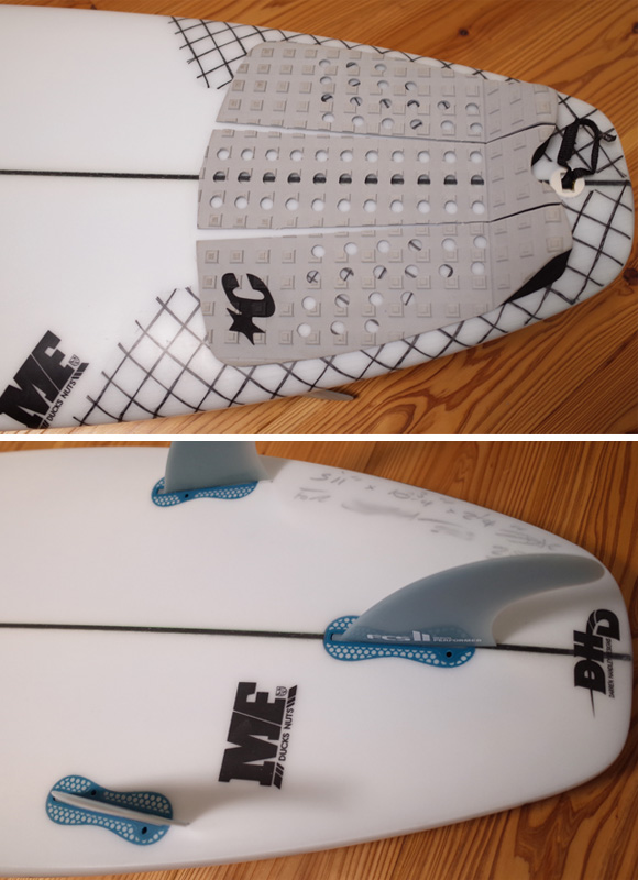 DHD 中古ショートボード 5`11 MF DUCKS NUTS 美品 (No.96291258